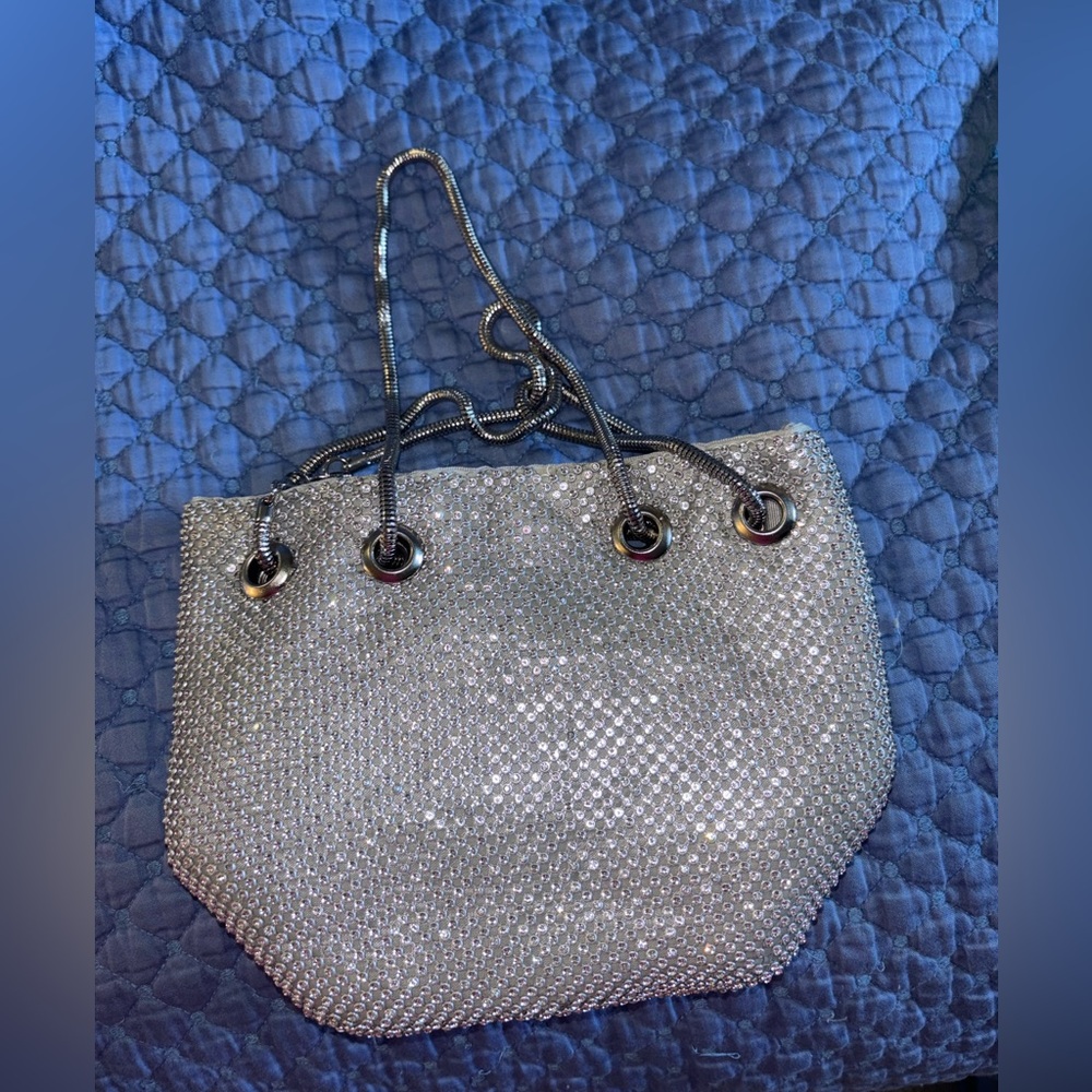 Silver Sequin Women's Bag